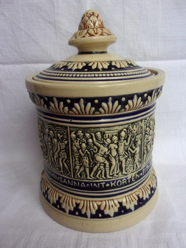 Ancien pot tabac grès - ancien,