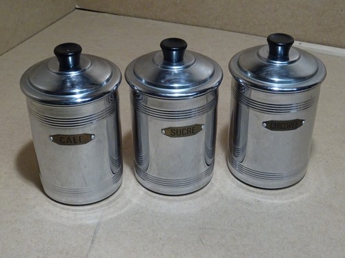 Lot pots cuivre chrome - lot,