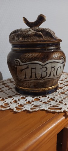 Ancien pot tabac - ancien, à