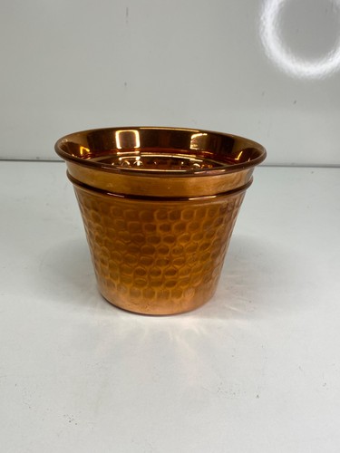 Cache pot cuivre marteler - cuivre,