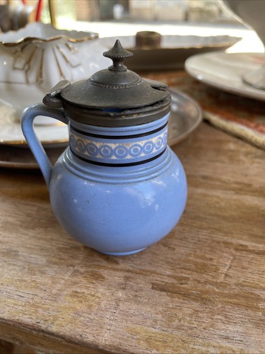 Ancien petit moutardier pot - ancien,